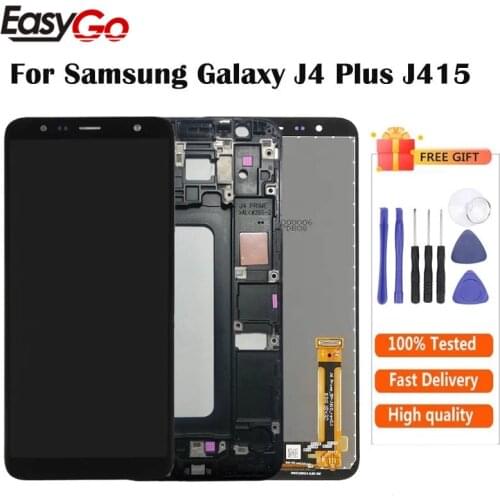 LCD J4 Plus For Samsung J415 LCD J4 Plus SM-J415F J415G J415FN LCD Display Screen + Touch Digitizer For Galaxy J4 Plus 2018 LCD