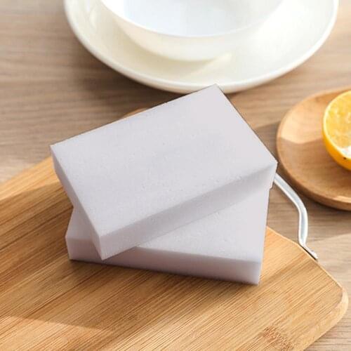 1PCS Multi-functional Cleaning Sponges Sponge Melamine Sponge Gray Cleaner 10x6x2cm Eraser Cleaning Tools White I3I9