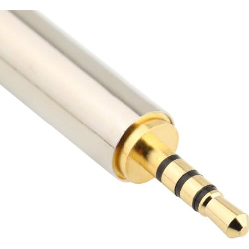 1pc Gold 2.5 mm Male to 3.5 mm Female audio Stereo Adapter Plug Converter Headphone jack Hot Sell