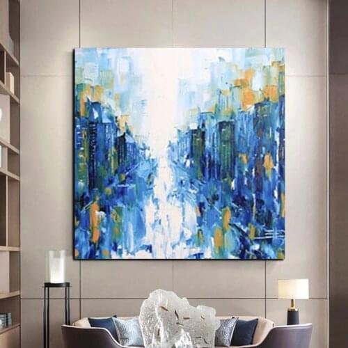 100% Hand Painted Landscape Abstract Canvas Wall Art Unframed Hot Selling Handmade Oil Painting Home Interior Decor Art