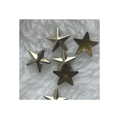 1440pcs 2016 New design Rhinestuds 8MM Silver Copper Hot Fix Star Shape Punk Studs Hotfix Iron on Nailheads Beads for DIY