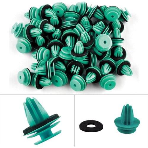 9.9mm*15mm Car Rivets Seal Door Ring Panel Bumper Interior Fender Sponge Accessories Replacement Kit