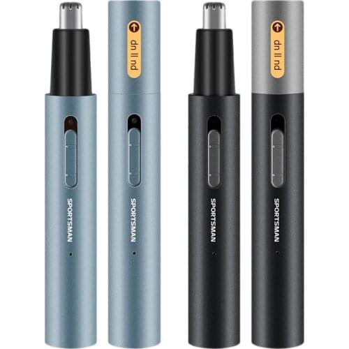 SONAX PRO 2-in-1 Electric Nose Hair Trimmer Removal Clipper Razor USB Rechargeable Ear and Nose Hair Trimmer