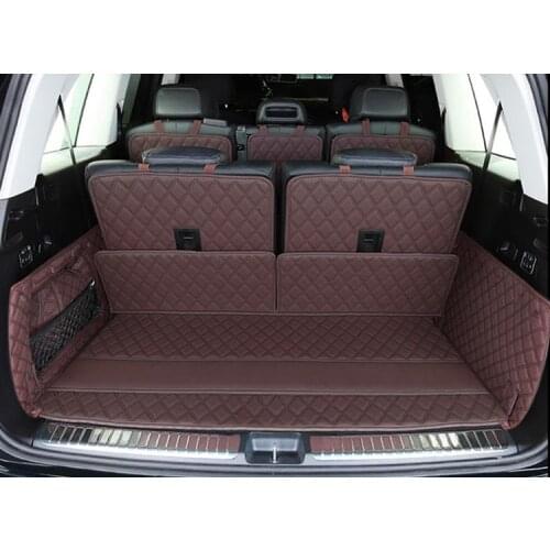 Good! Special car trunk mats for Mercedes Benz GLE 300d 400d 350 400 W167 2020 5 7 seats durable cargo liner mats boot carpets