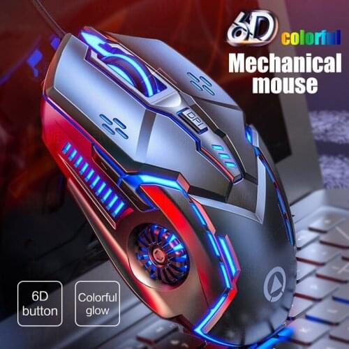 Silver Eagle G5 Machinery Gaming Mouse Cable Computer Gaming Desktop Laptop Universal Silent Mute the Mouse Over It So That Its