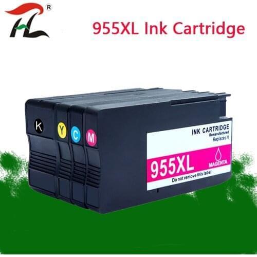 4PK Compatible 955 XL 955XL ink cartridge For HP OfficeJet Pro 7720 7740 8710 8715 8720 8730 8740 8210 8216 8725 printer