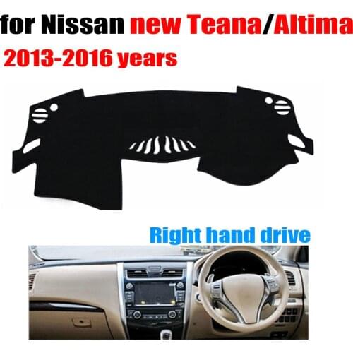 Car dashboard cover mat for Nissan New TEANA Altima 2013 to 2016 Right hand drive dashmat pad dash covers dashboard accessories