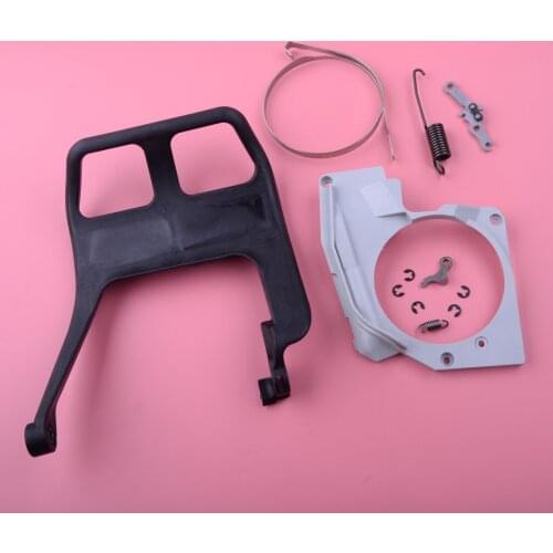 LETAOSK 12pcs/kit Chain Brake Cover Tension Spring Band Level Hand Guard Assembly fit for Stihl 066 MS650 MS660