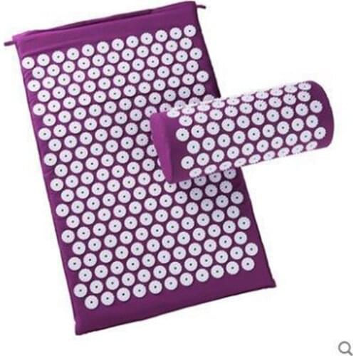 Massager Cushion acupressure Sets Relieve Stress Back Pain Acupressure Mat/Pillow Massage Mat Rose Spike Massage and Relaxation