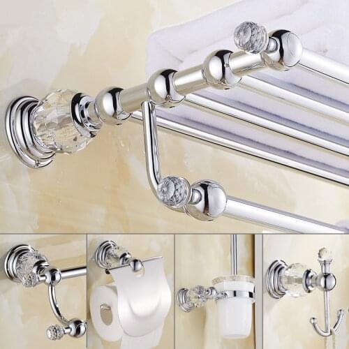 Bathroom Accessories Set,Towel Rack, hook,Paper Holder,Towel Holder,Toilet Brush Corner Shelf,Chrome bathroom Hardware set