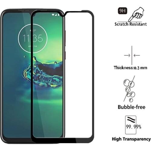 Full Cover 9D Tempered Glass For Motorola Moto G8 G7 G6 Plus G8 G7 G6 Play G7 Power Screen Protector Glass