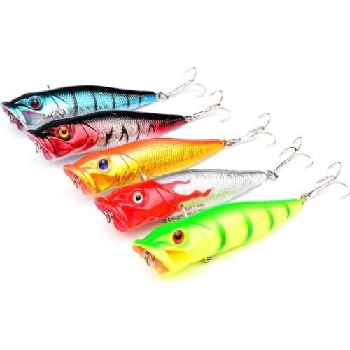 Popper Fishing Lures Topwater Lure Whopper Popper Saltwater Lures Fake Bait For Fishing Articulos De Pesca Isca Artificial