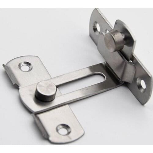 Stainless Steel Right Angle Locking Latch Sliding Barn Door Lock for Door Window 62KD