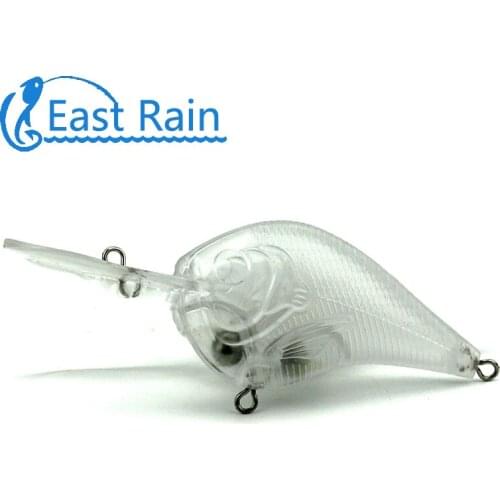 East Rain 9.5cm/9.46g DIY Blanks Artifical Crankbaits Wobbler Fishing Lure Hard Bait Walleye Fishing Free shipping Fishing Lure
