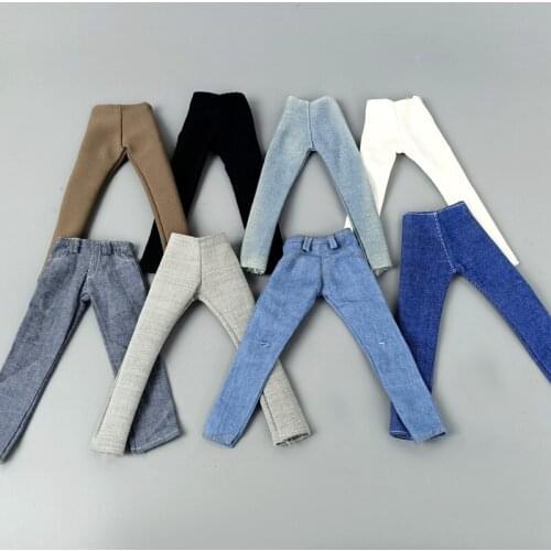 High Quality Doll Clothes Kahki Pants For Ken Doll Trousers For Barbies Boyfriend Ken Prince Male Doll Casual Wear 1/6 Doll Toy