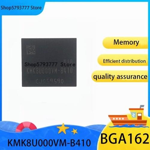 1PCS-10PCS Brand new original authentic KMK8U000VM-B410 BGA-162 KMK8U000VM BGA162 16G+1G storage font library