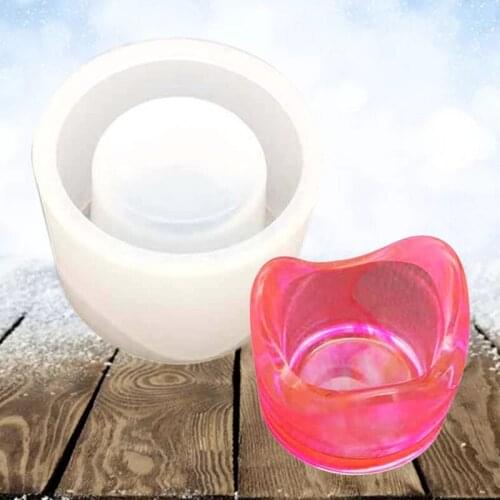 1pc 6.3*5cm Silicone Tea Light Candle Holder Mold Resin Making Epoxy Mould High Quality Candle Cup DIY Casting Craft