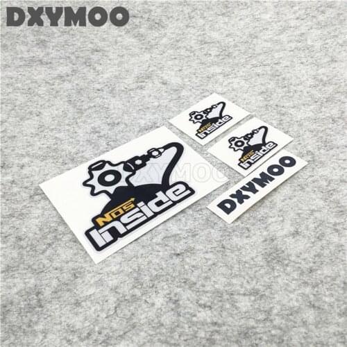 3PCS Funny Car Styling Motorcycle Motorbike Helmet Car Whole Body Sticker Decals for NOS