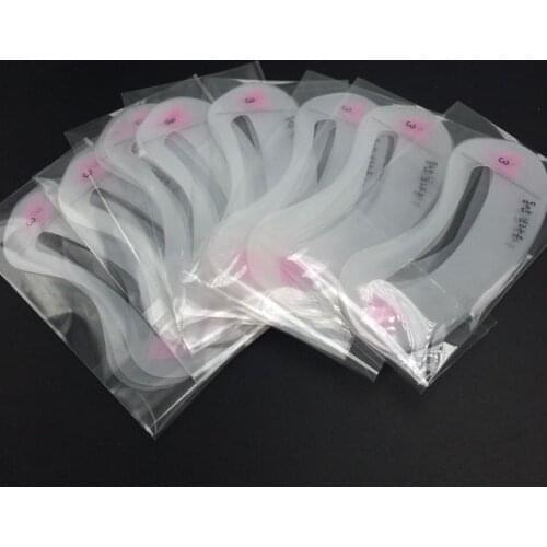 Wholesale 3000pcs Eyebrow Shape Tool 3 Styles Reusable Eyebrow Drawing Guide Card Eyebrow Stencil Eye Brow Template Shaping Card