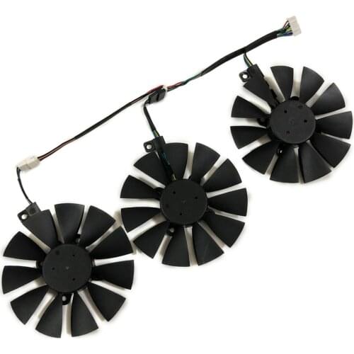 86MM(90MM) PLD09210S12HH ROG-STRIX-RX 580/VEGA64/480 GPU Cooler Fan For ASUS RX580 RX480/VEGA64 VGA Graphics Cards Cooling