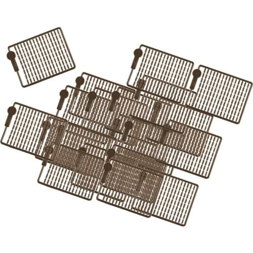 ABS Plastic 20 Cards /2400 Pieces Carp Fishing Hair Rig Boilie Bait Lure Dumbell Stops Stoppers Fishing Tackle