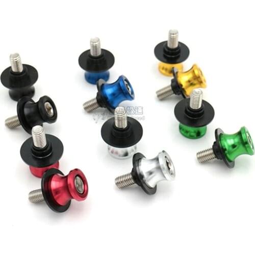 CNC 6mm Universal Motorcycle Swingarm Spools Slider Stands Screws For Yamaha YZF R1 R6 R6S YZFR1 YZFR6 YZFR6S YZF-R6S 1999-2016