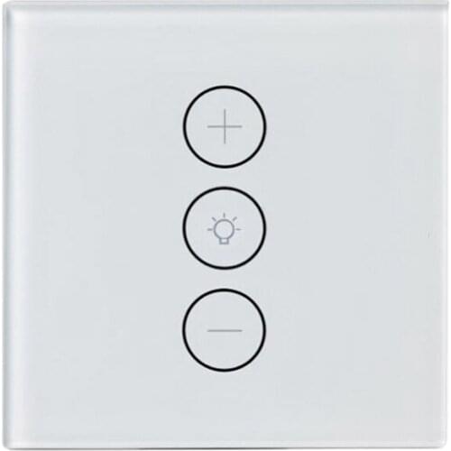 Wifi Switch Button,Tuya Intelligent APP Remote Sensor LED Dimmer Light Wall Press Dimmer EU Standard Switch Sensor