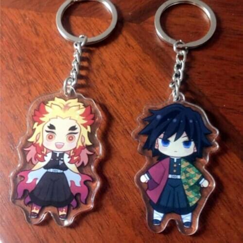 Cosmile Demon Slayer Rengoku Kyoujurou Tomioka Giyuu Acrylic Keychain Pillow Stuffed gift limited cosplay