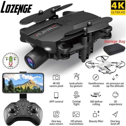 Lozenge HJ66 Mini Drone 4K 1080P Camera Wifi 2.4G RC Quadcopter Foldable Dron Portable Toy