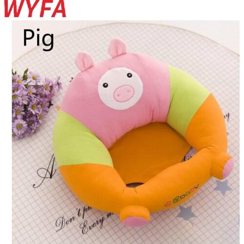 Fullfill 40*45*13cm Plush Soft Baby care Sofa Infant Learning To Sit Chair Keep Sitting Posture Comfortable For 0-3 Months Baby