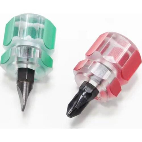 Portable Car Repair Screwdriver Kit Mini Radish Head Screw Driver Transparent Handle Repair Hand Tools Precision Screwdriver Se