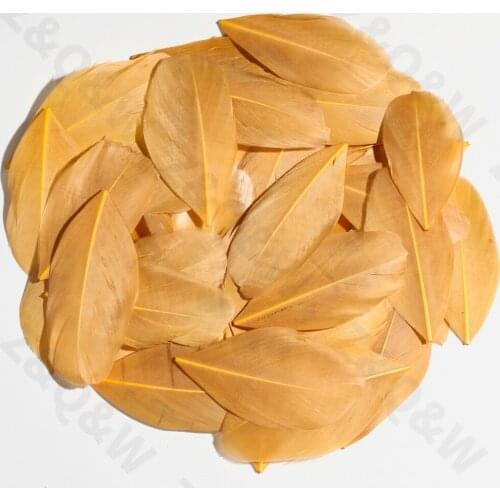 Natural 5-10CM goose feather floating head dyed khaki 100 to 1000PCS DIY jewelry dream catcher birthday gift accessories