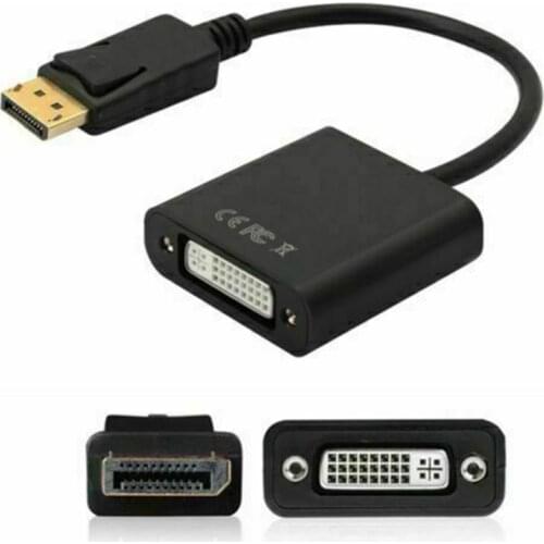 New Multifunctional Cable Converter Display Port DP Male to DVI Female Adapter for Laptop PC DOM668