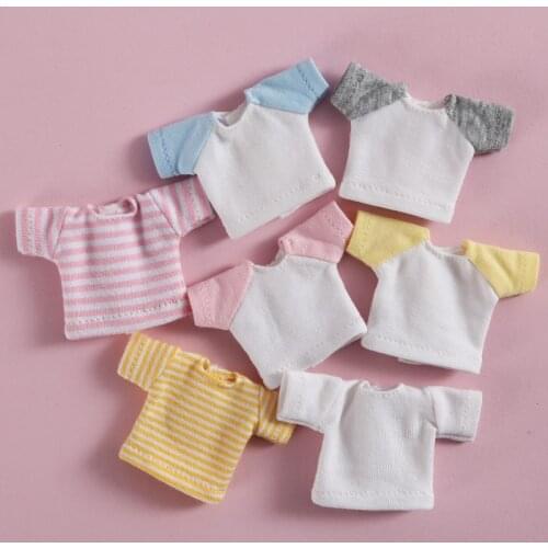 Ob11 baby clothes obitsu11 GCS Leisure short-sleeved t-shirt 1/12 bjd doll clothes Dolls Accessories Toy clothes