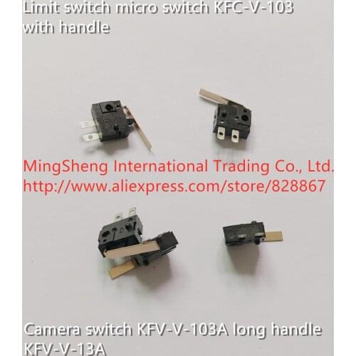 Original new 100% limit switch micro switch KFC-V-103 with handle camera switch KFV-V-103A long handle KFV-V-13A