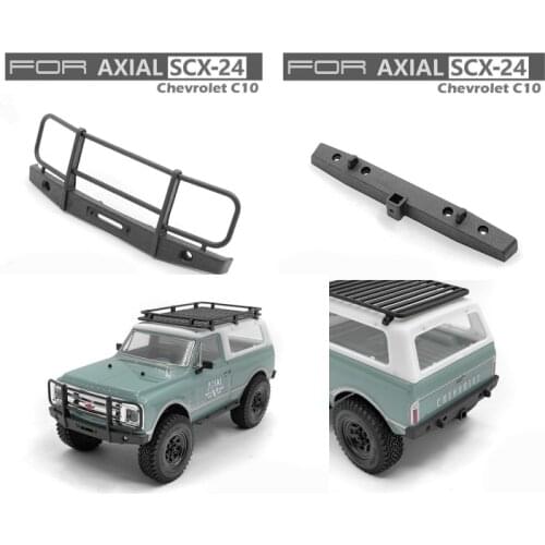 Nylon material front bumper +rear bumper For 1/24 Axial SCX24 Chevrolet C10 rc car parts
