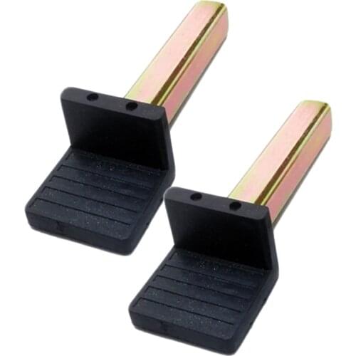 2 Pcs Motorcycle Bike Stands Wheel Support Frame Stand Swing Arm Lift Tripod Hooks Hook Fork U-style & Rubber L Type