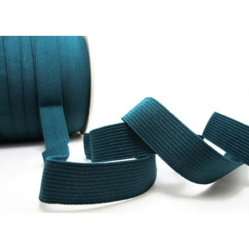 CLEARANCE|5 Yards 11/16 Inch Green Decorative Pattern Lingerie Elastic|Headband Elastic|Skinny Narrow Stretch Lace|Bra Strap