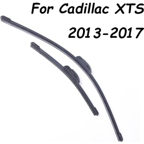 Front Wiper Blades For Cadillac XTS From 2013 2014 2015 2016 2017 Car Accessories Windshield Wipers Car styling