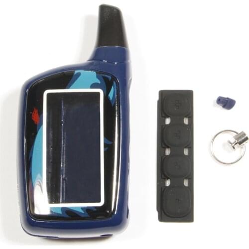 Blue color Logicar 4 Keychain Case for Logicar 1 2 3 4 5 6 for Logicar anti-theft device two way alarm system