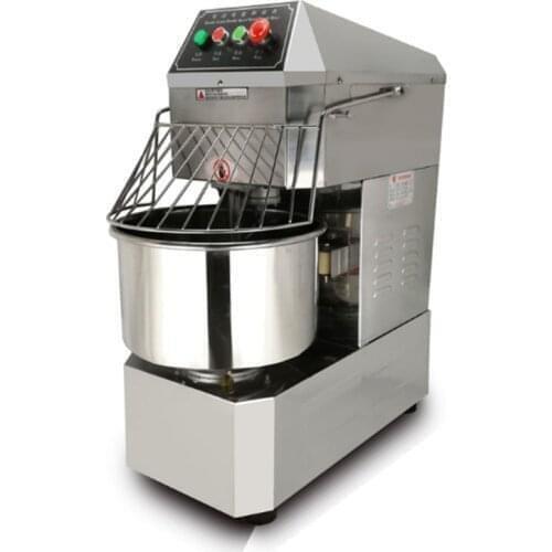 CE Approved Bakery Shop 20Liter90kg Spiral Dough Mixer Pizza Dough Kneading Machine Double Acting Double Speed