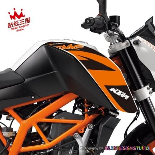 For KTM 2013-2016 Duke 200 390 kit tank pads Motorcycle GRAPHICS Decal Sticker Waterproof Vinyl ZC
