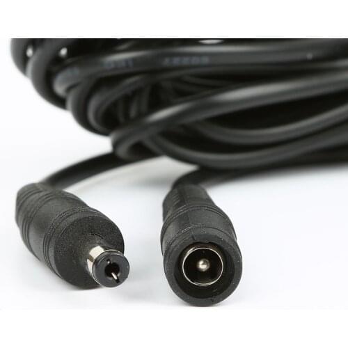1M 2M 3M 5.5 x 2.1mm DC Power Extension 5M 10M Cable Female to Male Plug Cable Adapter Connector for Camera CCTV LED Monitor
