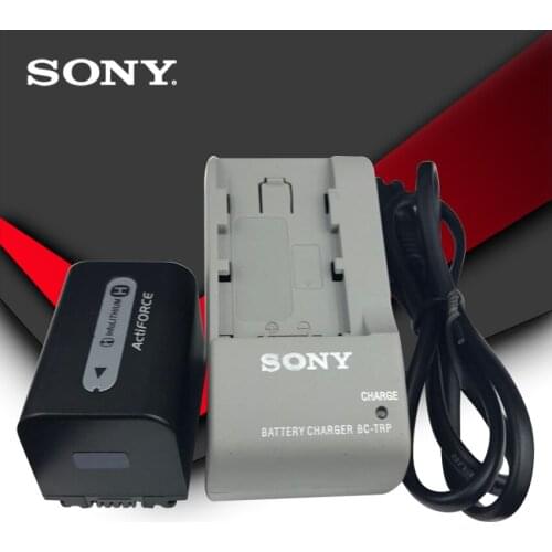 1pc/lot Sony Original NP-FH70 NPFH70 NP-FH60 DCR-DVD650 HC52 SX40 lithium batteries Digital camera Battery + Charger