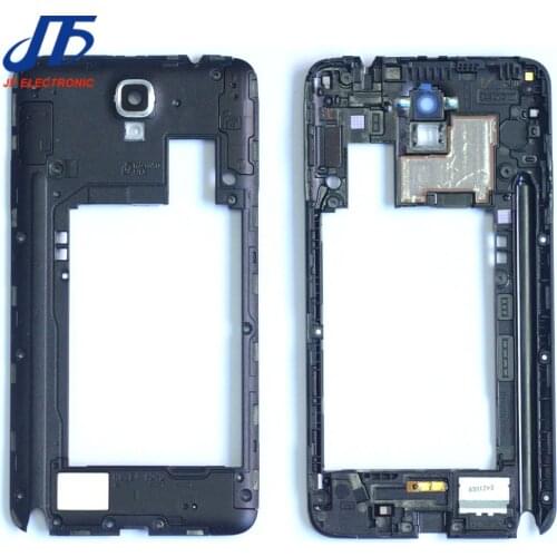 10pcs/ot For Samsung Galaxy Note 3 mini Lite Neo N750 N7505 Middle Frame Housing Per Buzzer Camera Lens Bezel Plate