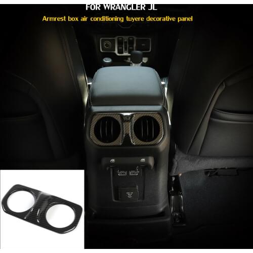 1x Armrest Box Rear Air Conditioning Outlet Vent Cover for Jeep Wrangler JL 2018