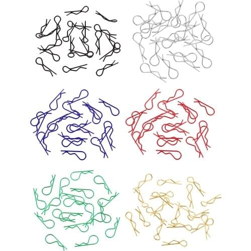 20Pcs Body Shell Pins Clips Buckles For 1/8 1/10 TRX4 RC Car Buggy