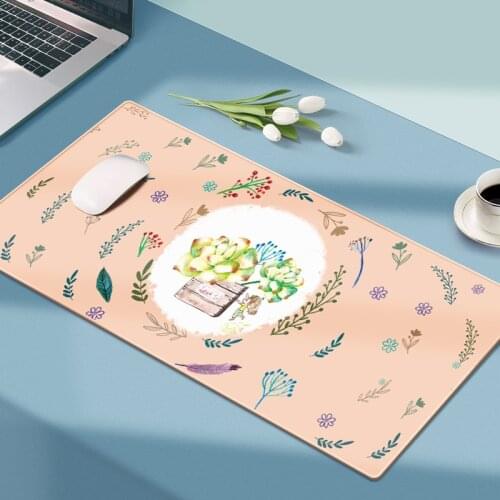 30x80 Extra Large Mouse Pad Big Computer Gaming Mousepad Natural Rubber with Locking Edge Gaming Mouse Mat Gamer flowers