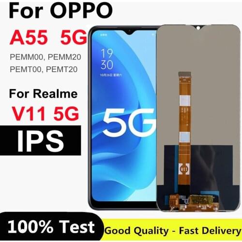 6.5" For OPPO Realme V11 5G LCD Display Touch Screen PEMM00 PEMM20 PEMT00 PEMT20 Digitizer Assembly Replacement
