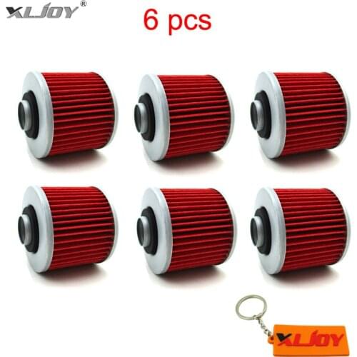6x Oil Filter For Yamaha BT1100 Pegaso 660 650 XT660R XVS SR400 XV250 SR400 YFN700R